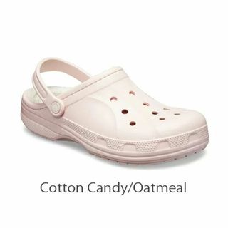 クロックス(crocs)の23cm クロックス レイレン ラインド クロッグ ピンク系 ボア(サンダル)