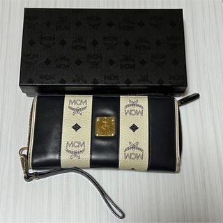 MCM スタッズ長財布 箱付き