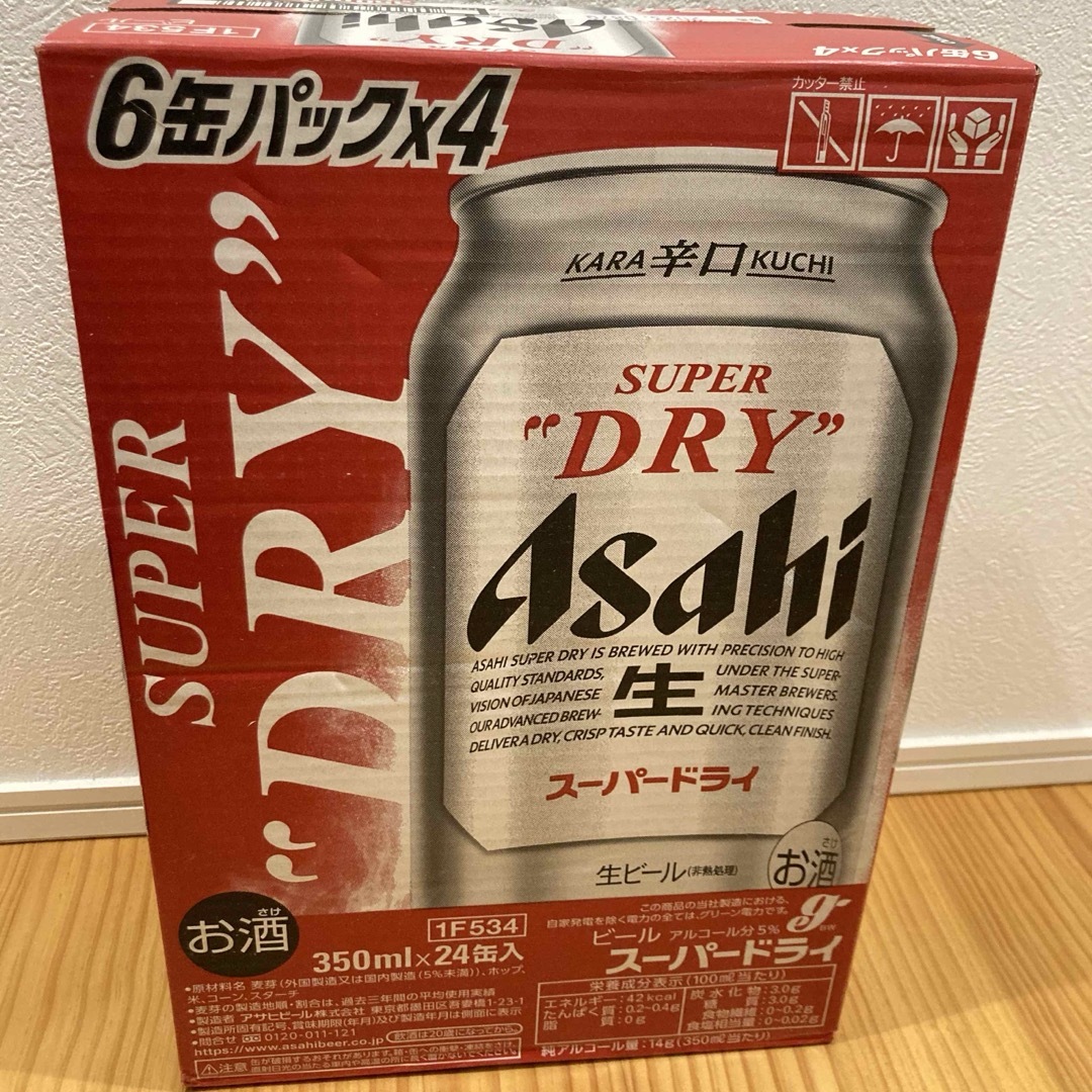 アサヒ - アサヒスーパードライ 350ml 24缶 1ケース お酒 大量 まとめ ...