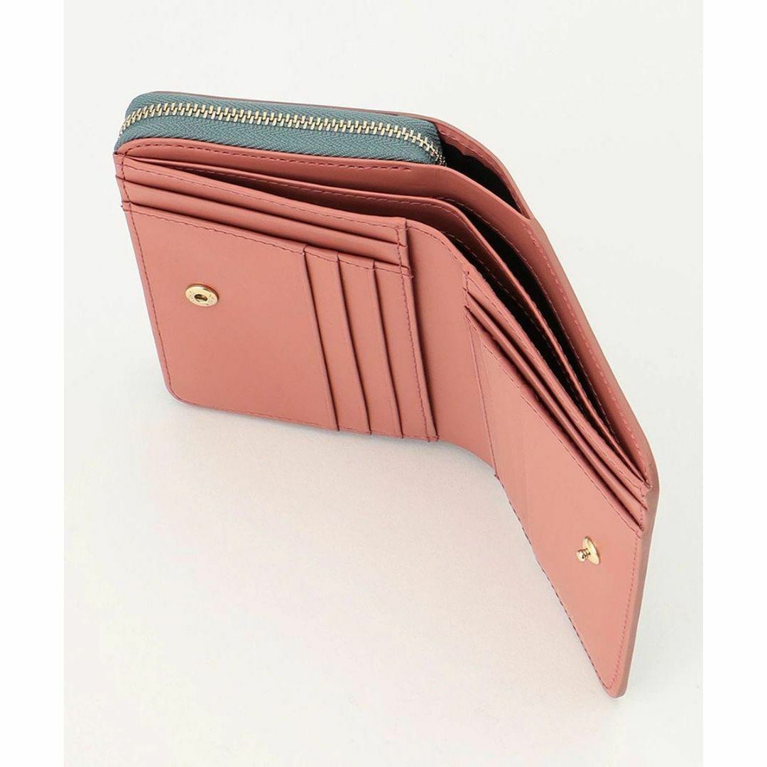 【新品未使用】ポールスミス 二つ折り財布412ドゥードゥル Nグリーン
