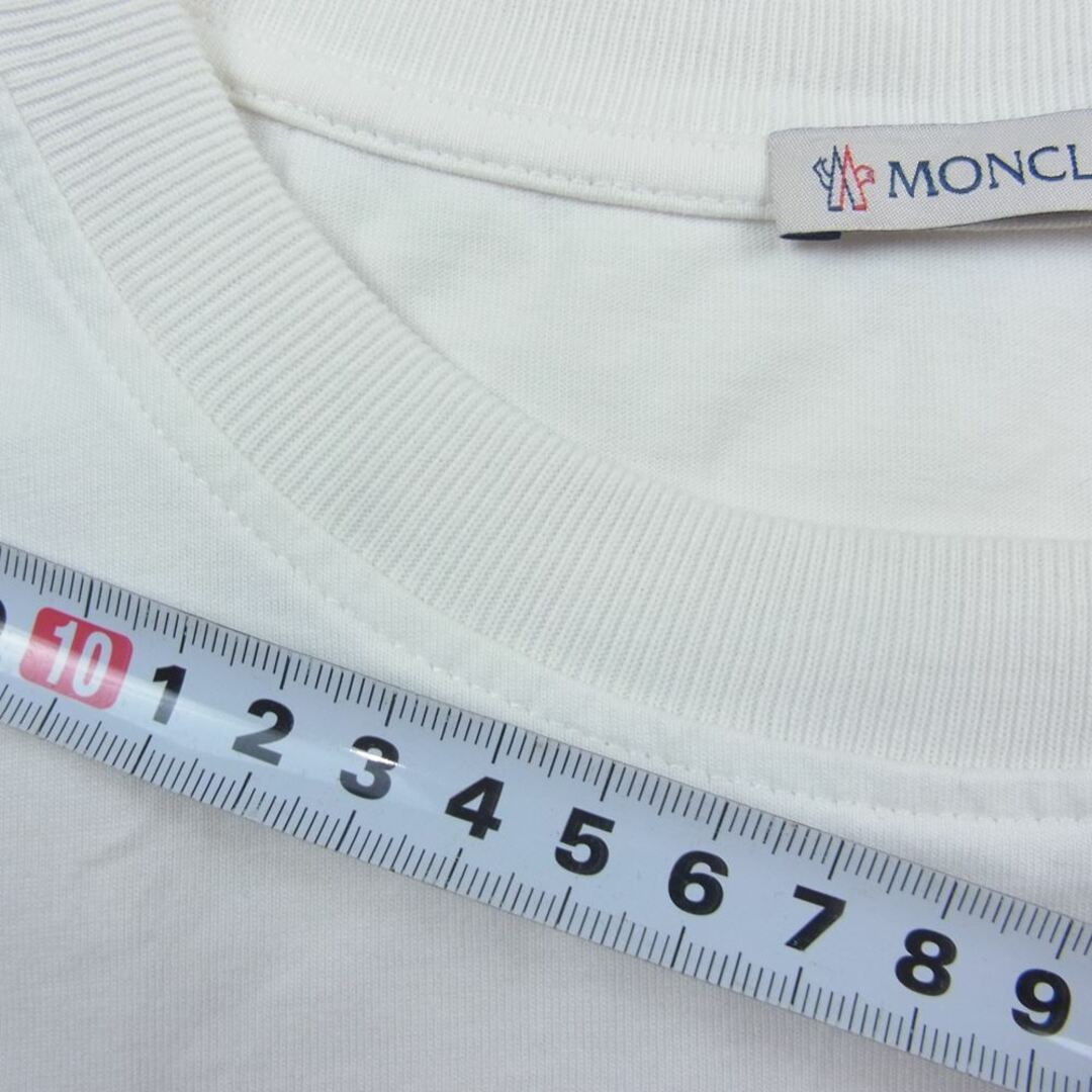 MONCLER HYKE コラボ ロンT 長袖 ロゴ XS S M 白 ホワイト