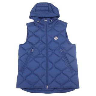 モンクレール【MONCLER】ダウンベスト　メンズ　ブルー