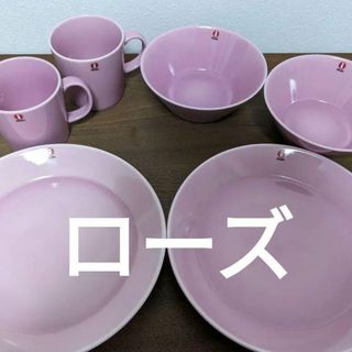 iittala - イッタラ ティーマ ローズ マグ＆プレート21㎝＆ボウル15 ...