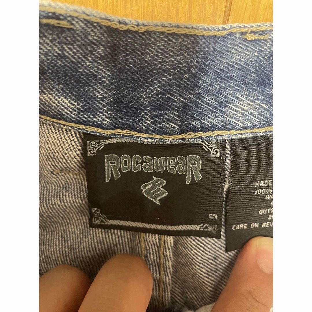 Rocawear(ロカウェア)のロカウェア　ハーフパンツ　ストリート　b系　bboy メンズのパンツ(デニム/ジーンズ)の商品写真