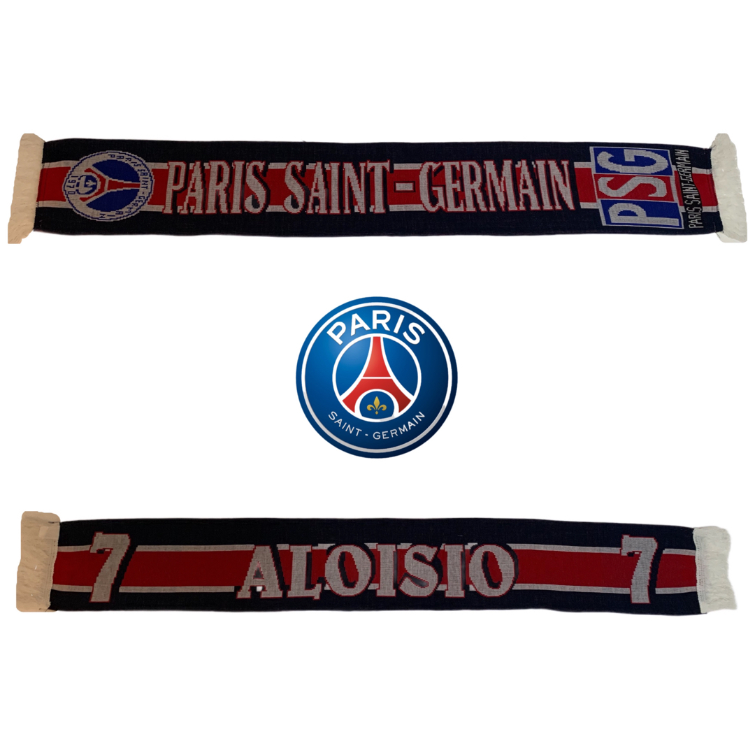 PSG パリサンジェルマン 2002s ALOISIO 7 サッカーマフラー