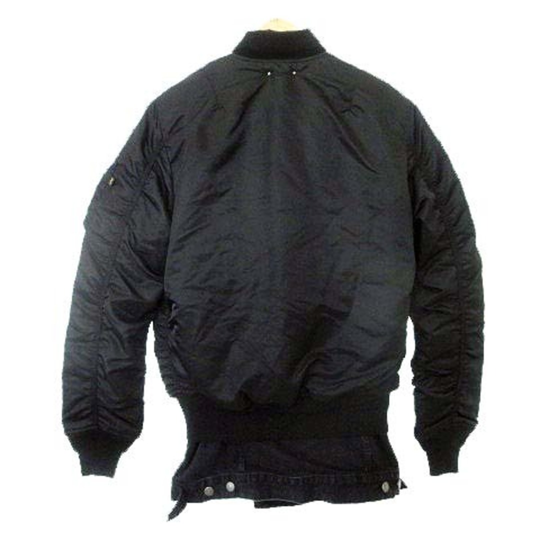 SOPHNET.(ソフネット)のソフネット 美品 マインデニム MA-1 ジャケット デニムベスト L 黒  メンズのジャケット/アウター(ブルゾン)の商品写真