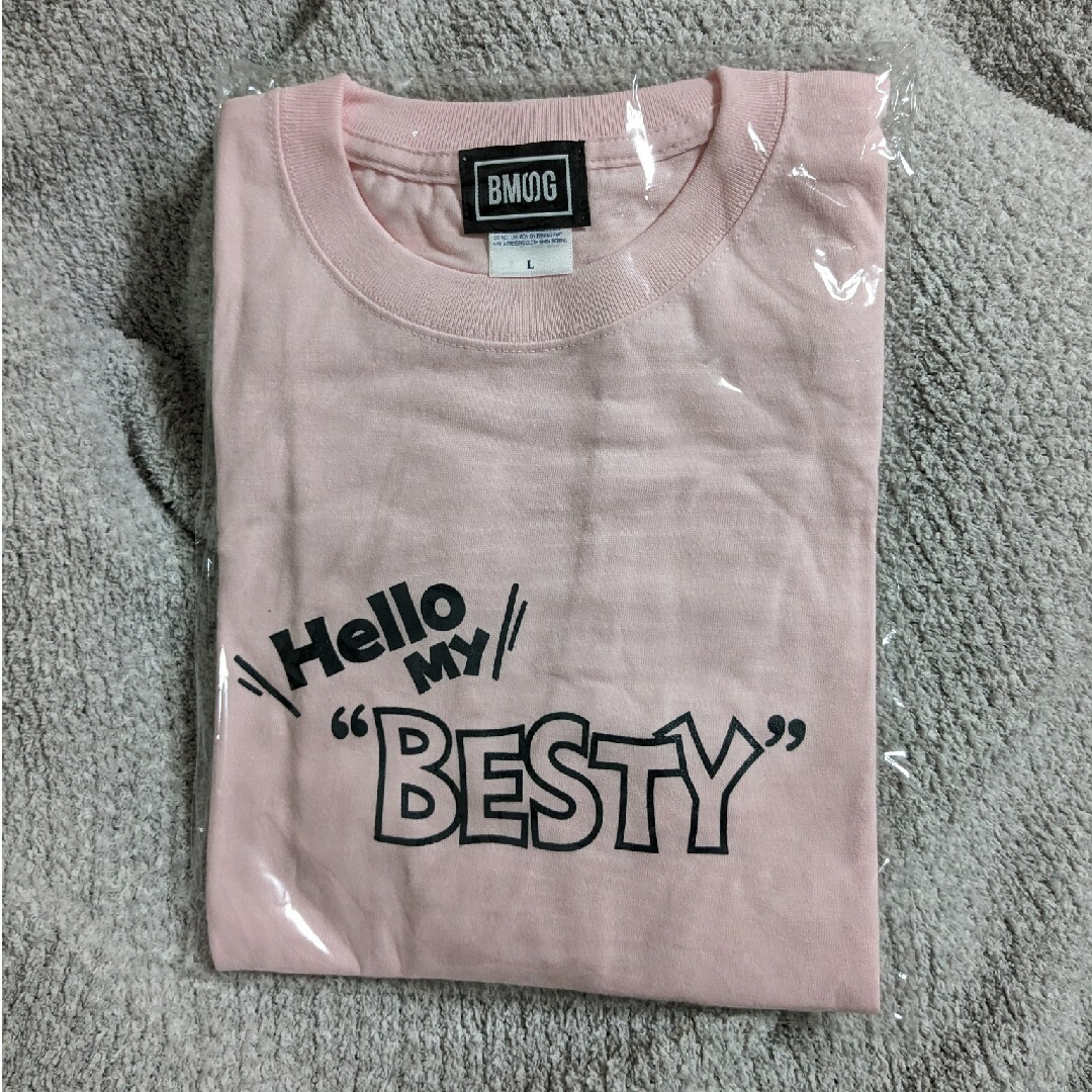 BE:FIRST ファンミ Tシャツ ピンク(L) エンタメ/ホビーのタレントグッズ(アイドルグッズ)の商品写真