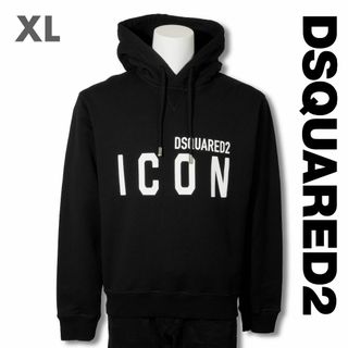 DSQUARED2 ディースクエアード フーディー S79GU0010 S25516 メンズ 966 ホワイト XLサイズ