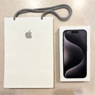 アイフォーン(iPhone)の【新品未開封】香港版 iPhone15 pro 256GB ブラック(スマートフォン本体)