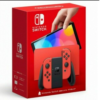 ニンテンドースイッチ(Nintendo Switch)の※未使用品　Nintendo Switch（有機ELモデル） マリオレッド(携帯用ゲーム機本体)