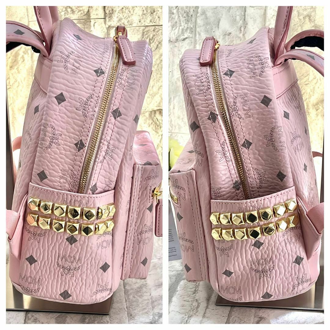 MCM - MCM リュック バックパック パウダーピンク スタッズ 女子