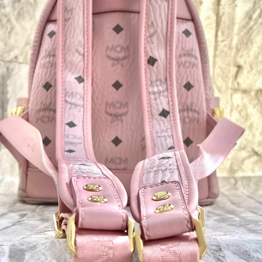 MCM - MCM リュック バックパック パウダーピンク スタッズ 女子