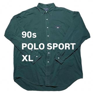 ポロラルフローレン(POLO RALPH LAUREN)の90s 古着　POLO SPORT 長袖シャツ　XL(シャツ)