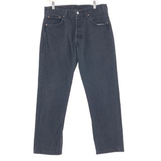 リーバイス(Levi's)の古着 90年代 リーバイス Levi's リーバイス501 ブラックジーンズ ストレートデニムパンツ メンズw32 ヴィンテージ /taa000779(デニム/ジーンズ)