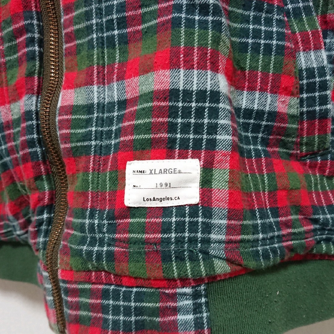 XLARGE エクストララージ ワークジャケット 刺繍ロゴ リバーシブル