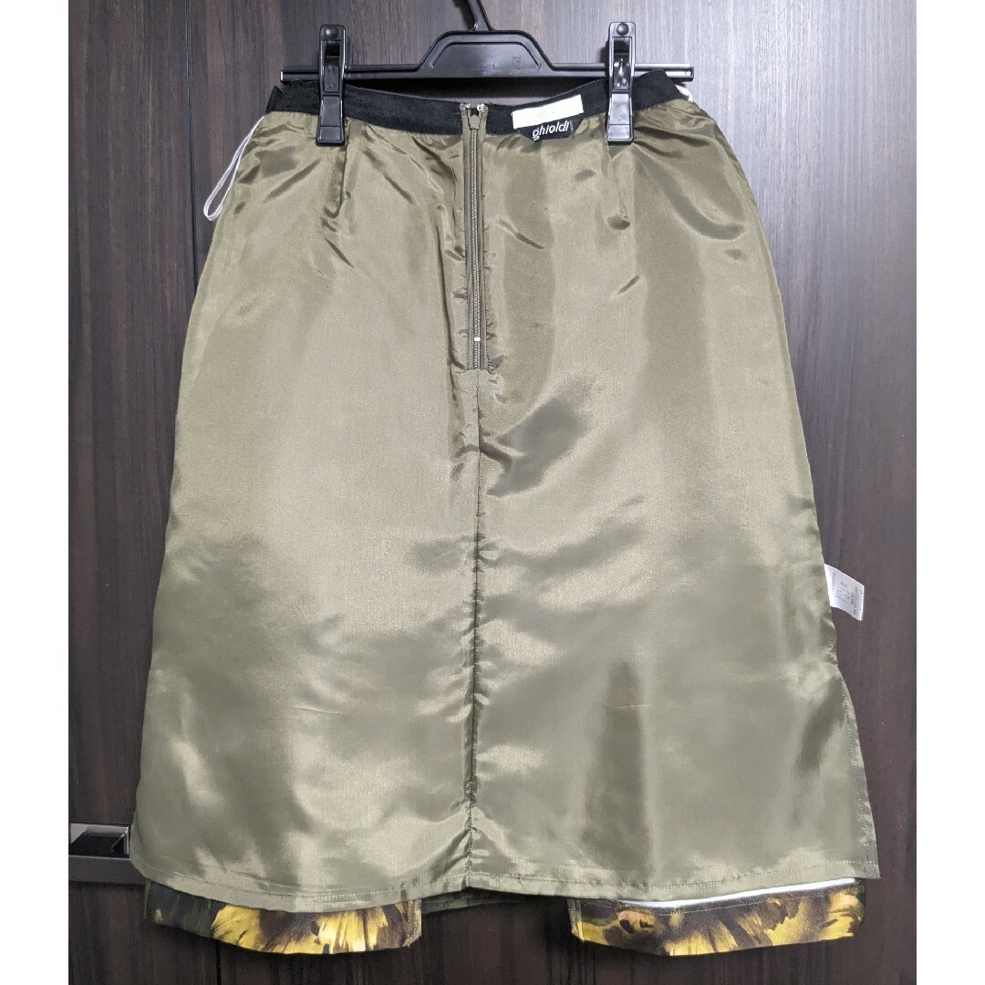 dinos(ディノス)のdinos 「ギオルディ」社製生地 フラワープリントスカート レディースのスカート(ひざ丈スカート)の商品写真