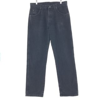 ラングラー(Wrangler)の古着 ラングラー Wrangler ブラックジーンズ ストレートデニムパンツ メンズw34 /taa002152(デニム/ジーンズ)