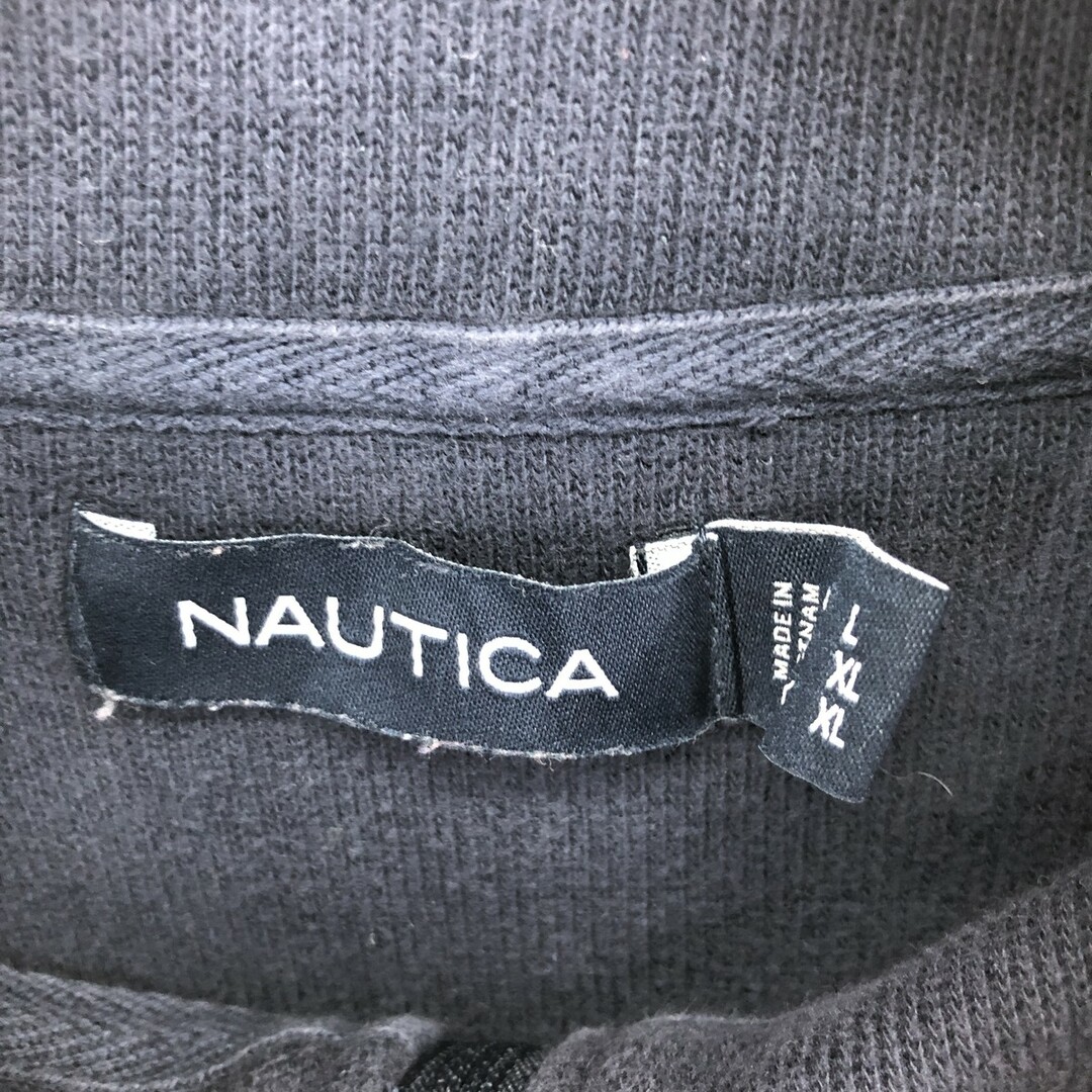 NAUTICA(ノーティカ)の古着 ノーティカ NAUTICA ハーフジップスウェットシャツ トレーナー メンズL /eaa388878 メンズのトップス(スウェット)の商品写真