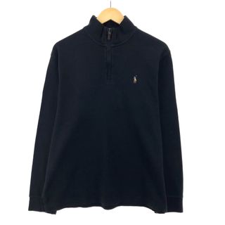 ラルフローレン(Ralph Lauren)の古着 ラルフローレン Ralph Lauren POLO RALPH LAUREN ESTATE RIB ハーフジップスウェットシャツ トレーナー メンズL /eaa388881(スウェット)