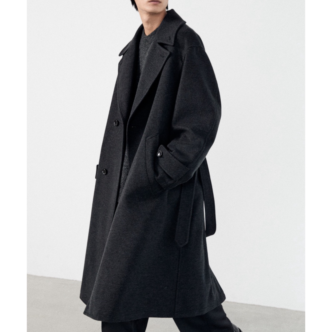 LIDNM - 【WYM】SMOOTH MELANGE WRAP COATの+solo-truck.eu