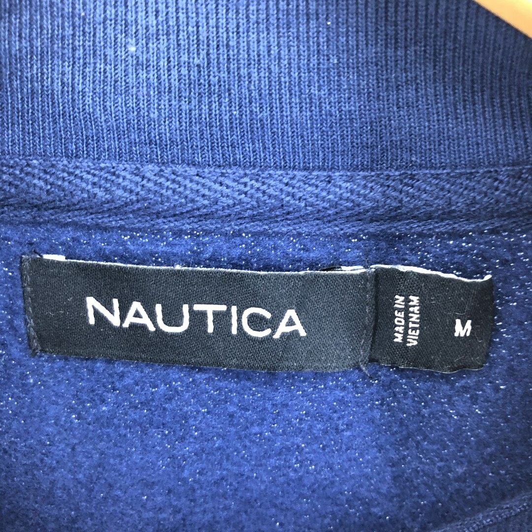 NAUTICA(ノーティカ)の古着 ノーティカ NAUTICA ハーフジップスウェットシャツ トレーナー メンズM /eaa388895 メンズのトップス(スウェット)の商品写真