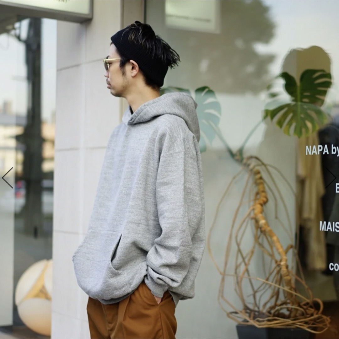 UNUSED(アンユーズド)のunused グレー パーカー Sweat Hoodie Gray メンズのトップス(パーカー)の商品写真