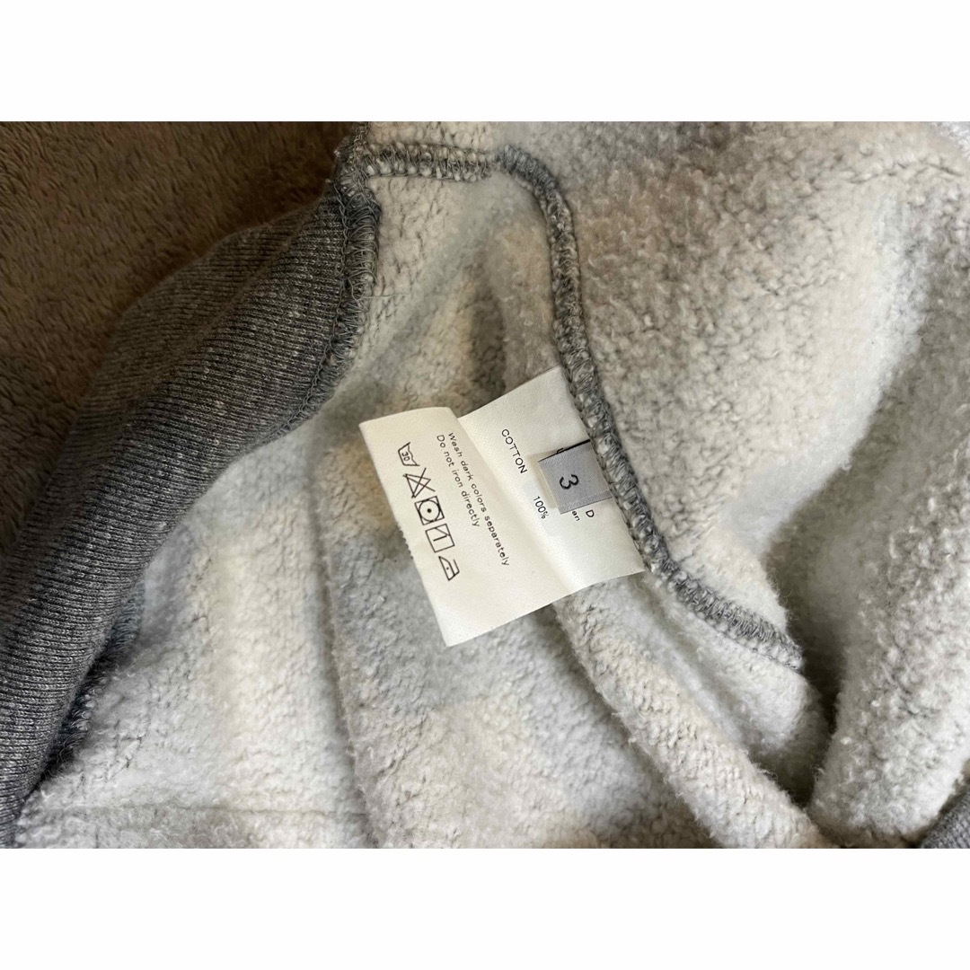 UNUSED(アンユーズド)のunused グレー パーカー Sweat Hoodie Gray メンズのトップス(パーカー)の商品写真