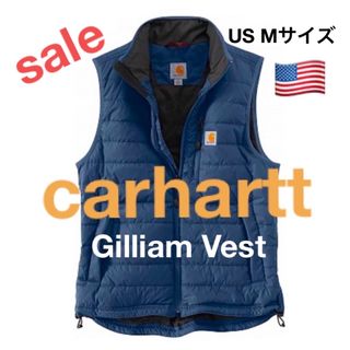 カーハート(carhartt)のcarhartt Gilliam Vest Blue M ギリアムベスト(ダウンベスト)