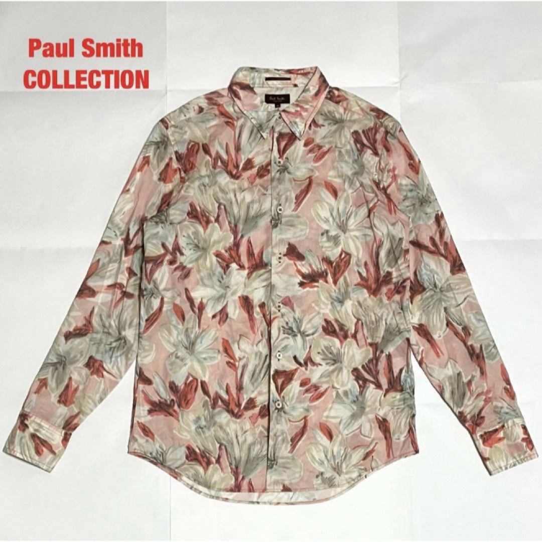 古着【人気】Paul Smith COLLECTION　ポールスミス　総柄シャツ