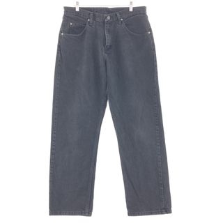 ラングラー(Wrangler)の古着 ラングラー Wrangler RELAXED FIT ブラックジーンズ デニムパンツ メンズw34 /taa002157(デニム/ジーンズ)