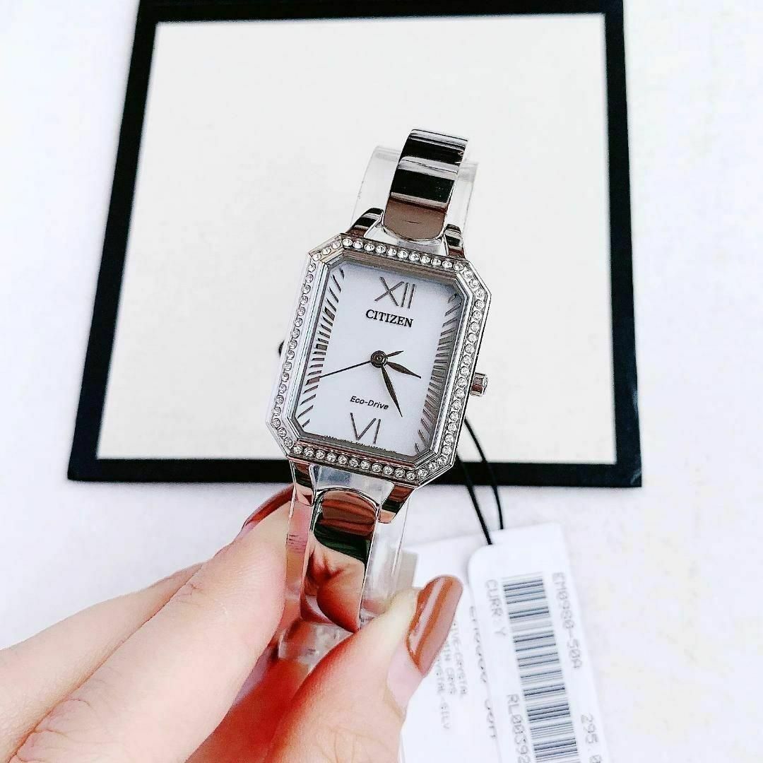 CITIZEN(シチズン)の新品【定価4.2万円】CITIZEN レディース腕時計 シルバー ソーラー レディースのファッション小物(腕時計)の商品写真