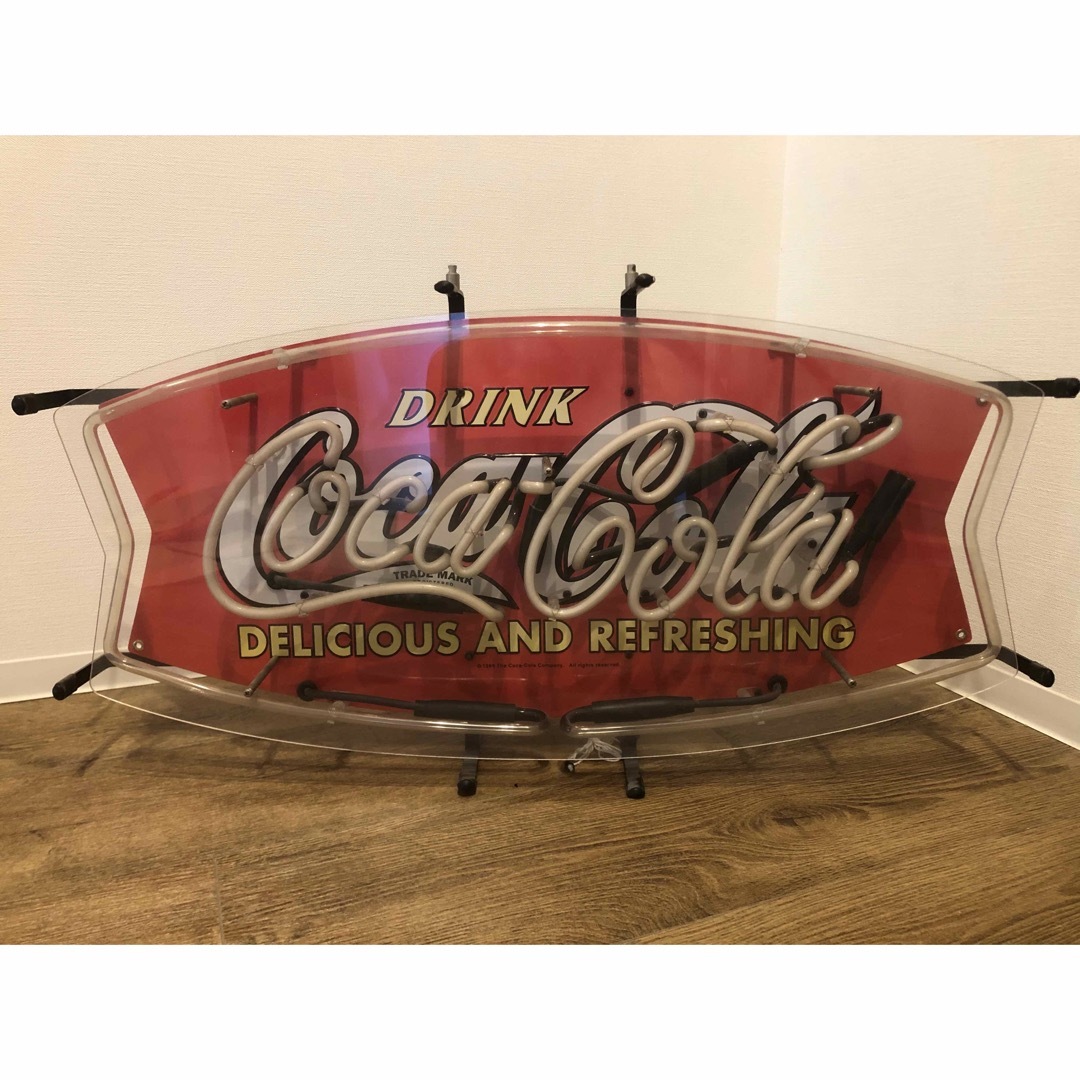 ビックサイズ コカ・コーラCoca-Colaネオンライト看板 ネオン管 訳アリ