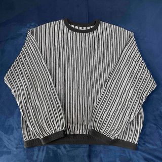 R.M GANG / ripple stripe crew neck sweat(スウェット)