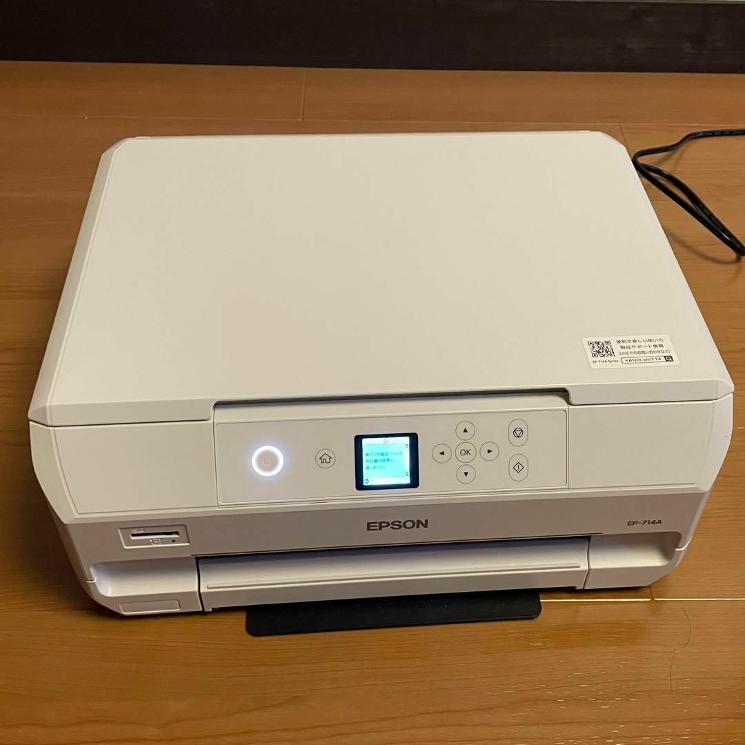 EPSON インクジェットプリンター EP-714A ジャンク品USED品 | フリマアプリ ラクマ