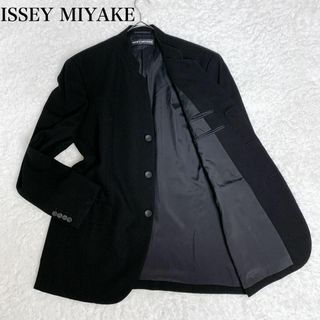 ISSEY MIYAKE 黒テーラードジャケット イッセイミヤケ