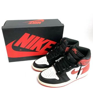 ナイキ(NIKE)の★NIKE ナイキ 555088-112 AIR JORDAN 1 RETRO HIGH OG エアジョーダン1 レトロ 6リングス トラック レッド size26.5cm(スニーカー)