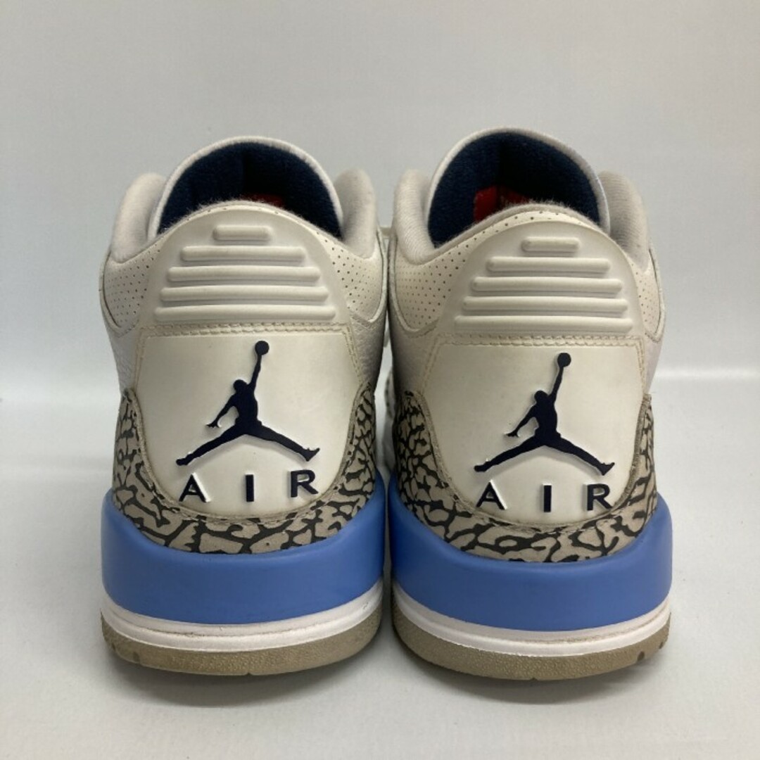 ★NIKE ナイキ jordan3 UNC Nike AirJordan3 Retro UNC ホワイト size27cm