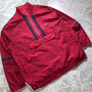 ナイキ(NIKE)の90's NIKE 銀タグ ２トーン Harf-Zip Nylon jacket(ナイロンジャケット)