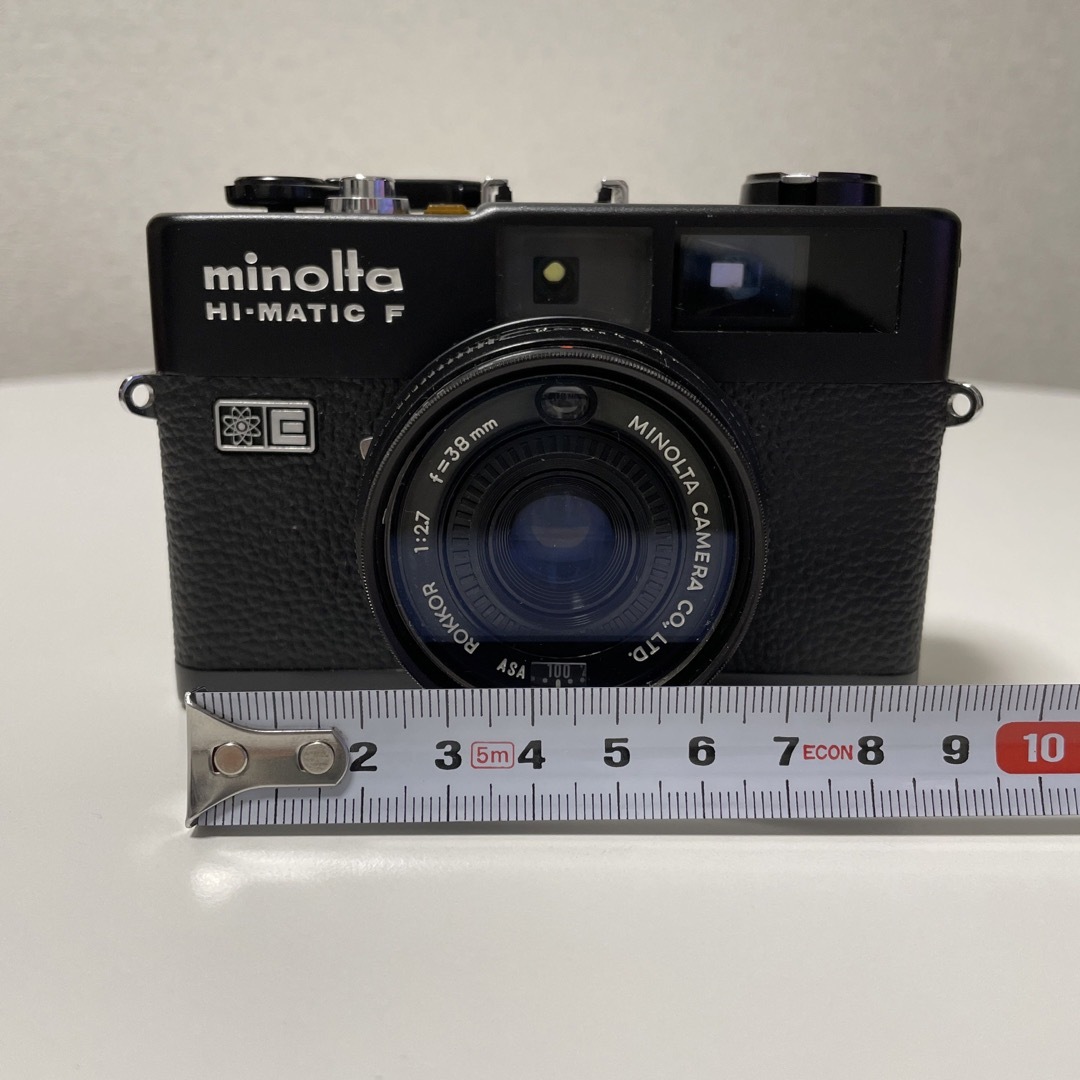 KONICA MINOLTA(コニカミノルタ)のミノルタ HI-MATIC  F  ブラック フィルムカメラ ジャンク品 スマホ/家電/カメラのカメラ(フィルムカメラ)の商品写真