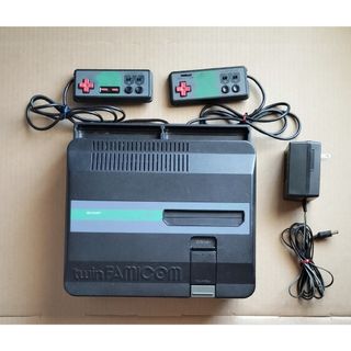 シャープ(SHARP)のジャンク シャープ ツインファミコン 黒(家庭用ゲーム機本体)