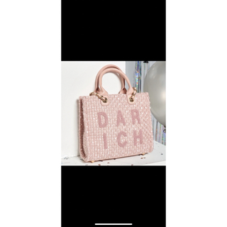 ダーリッチ(Darich)の【本日限定セール】ダーリッチdarich ピンク ツイードバック鞄(ショルダーバッグ)