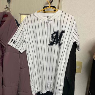 千葉ロッテマリーンズ　西岡剛　直筆サイン入りTシャツ　当選品