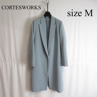 CORTES WORKS - CORTESWORKS ジャージー チェスター コート アウター ジャケット M