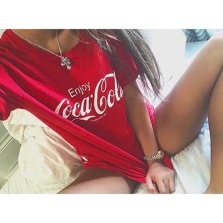 ジェイダ(GYDA)のGYDA Coca-Cola BIG Tシャツ(Tシャツ(半袖/袖なし))