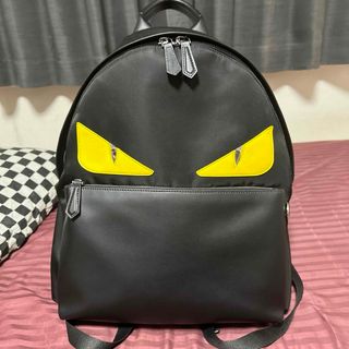 【美品】FENDI フェンディ リュック バックパック ズッカ レザー スエード