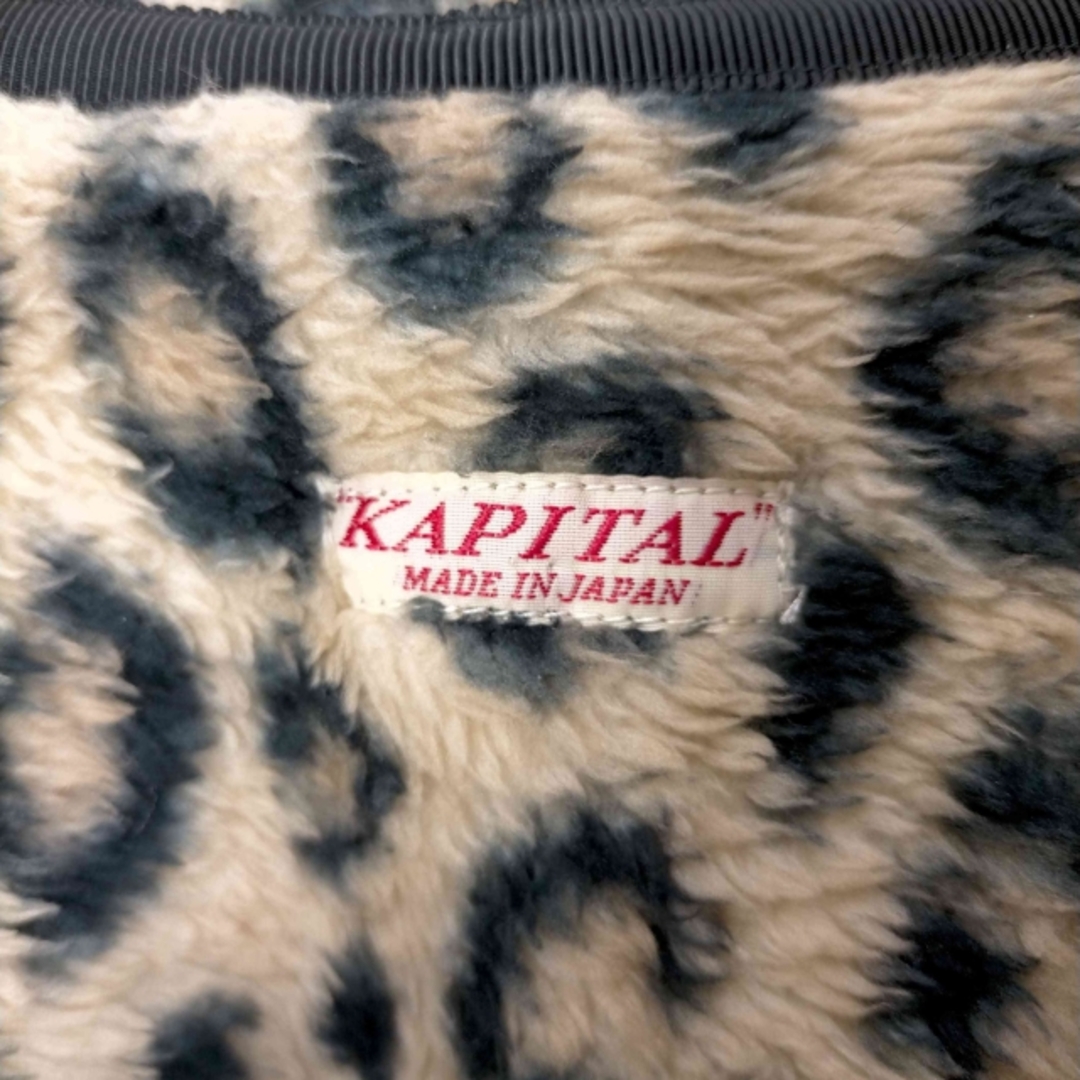 KAPITAL(キャピタル) レオパードフリーススナップT メンズ トップス