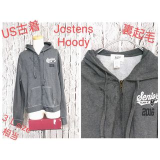 US古着 Jostens フーディー ジャスティンズ ジップパーカー(パーカー)