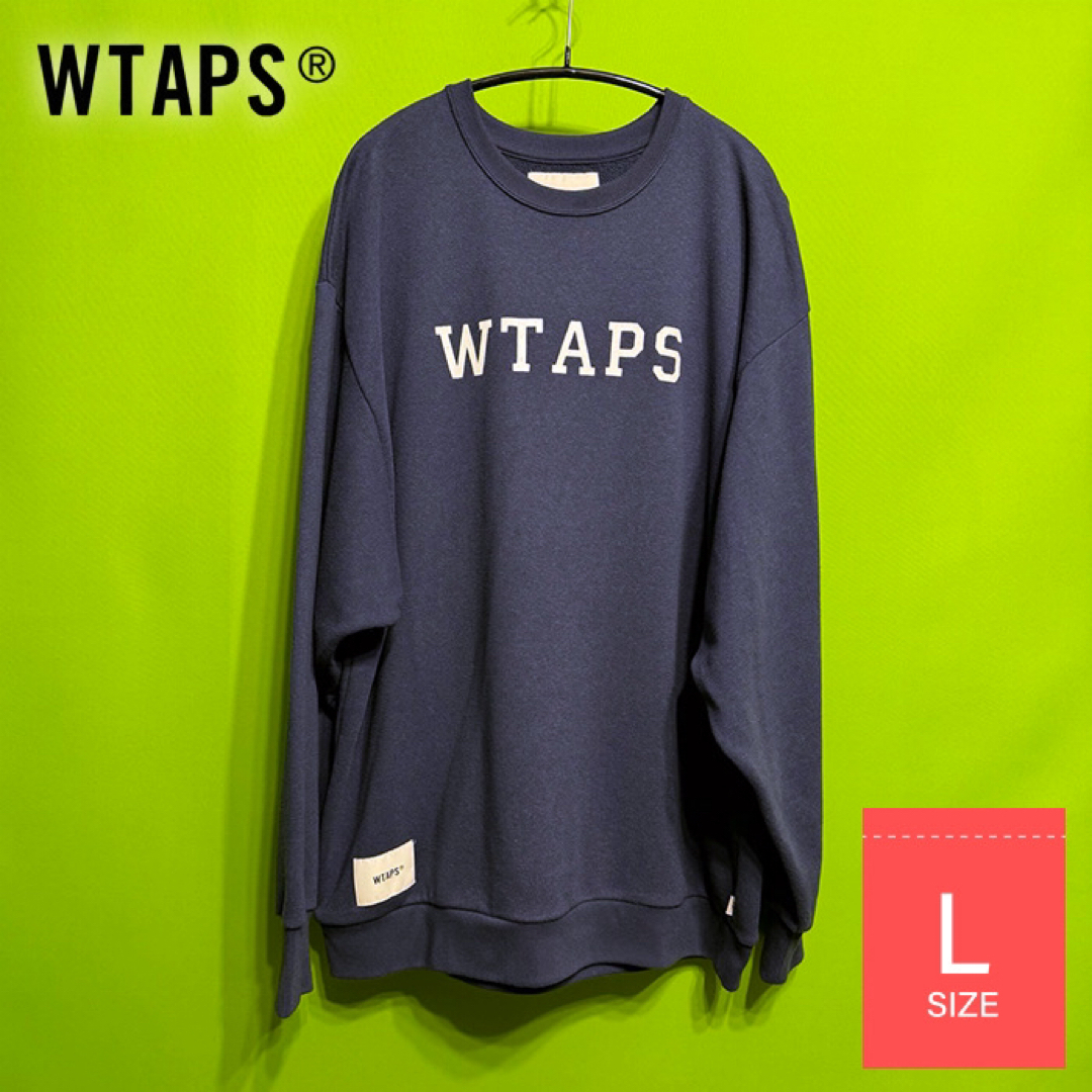 WTAPS 22SS ACADEMY SWEATER ネイビー M