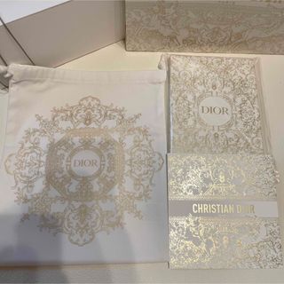 クリスチャンディオール(Christian Dior)の新品未使用　ディオールオリジナル　ノートとポーチ　セット 2023ホリデー(ノート/メモ帳/ふせん)