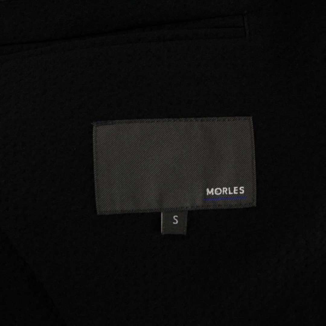 other(アザー)のモアレス MORLES テーラードジャケット ブレザー 無地 S 黒 メンズのジャケット/アウター(テーラードジャケット)の商品写真